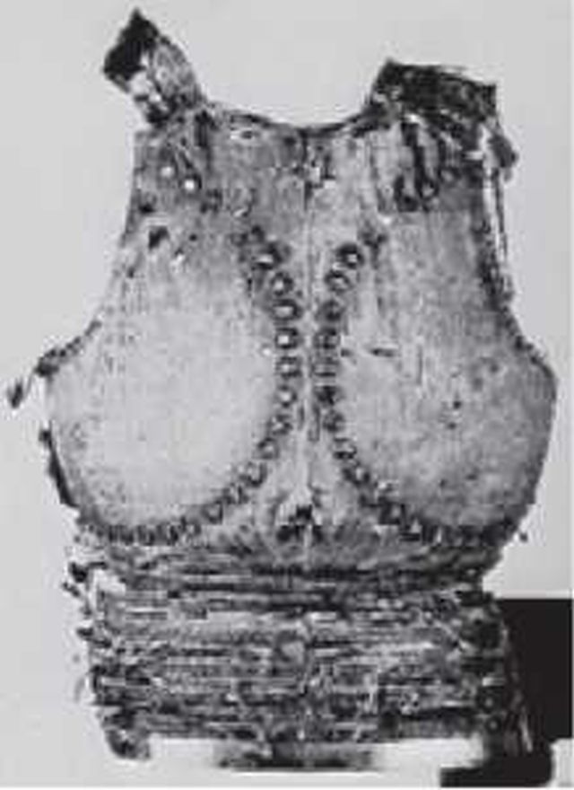 Фрагмент бригандины (нагрудник и подол). Милан. 1360—1400 гг. Баварский Национальный Музей. Мюнхен
