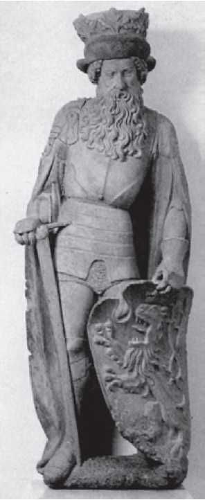 Статуя богемского короля. 1430 - 1440 гг. Ульмская ратуша