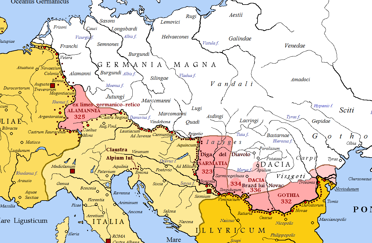 Римская империя и варварский мир в
начале нашей эры