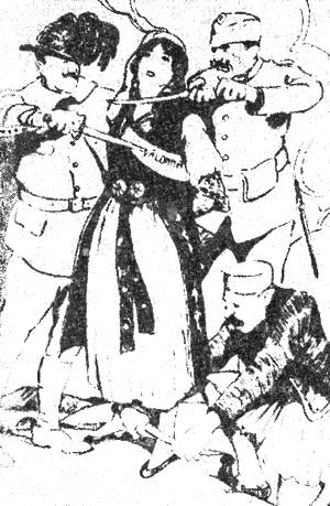 Раздел Албании. Карикатура начала ХХ в. из журнала Опинги, издававшегося во Франции