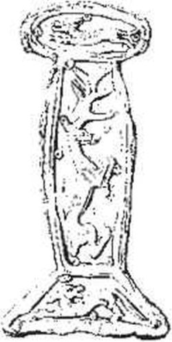 Рукоять меча из кургана на земле мирзы Кекуватского. IV в. до н. э.