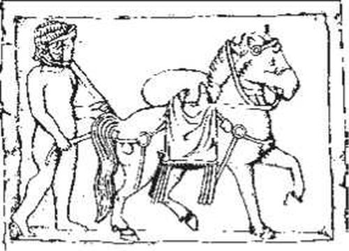 Всадник вспомогательной конницы. Рельеф надгробия из Кёльна