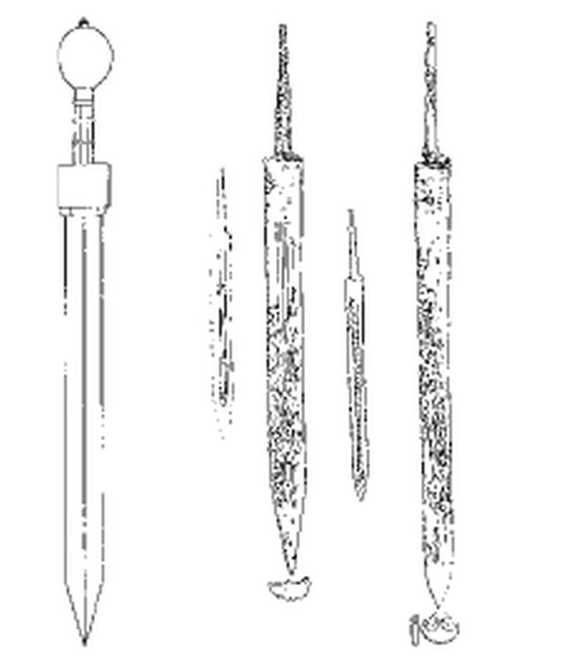 Кавалерийские мечи (spathae). По М. Симкинсу