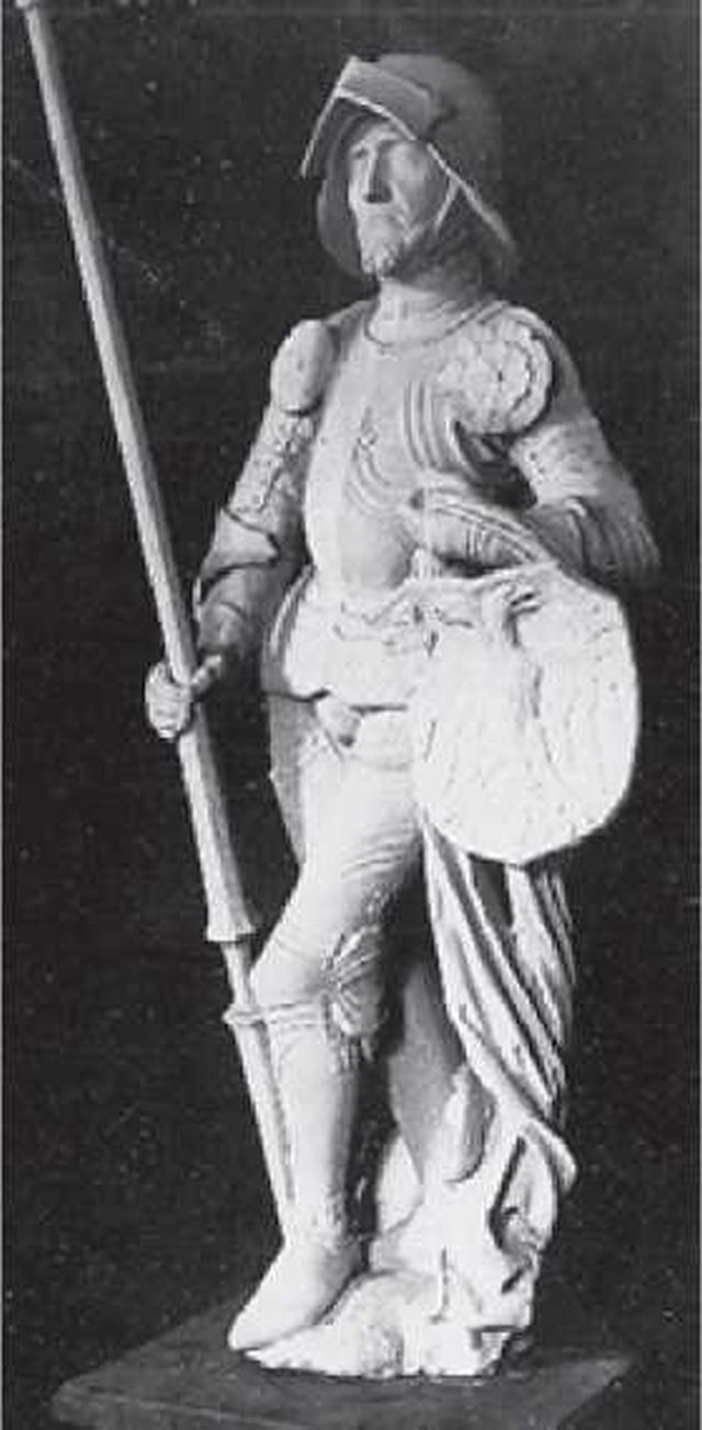 Скульптурное изображение рыцаря. 1480-е гг. Ульмский музей