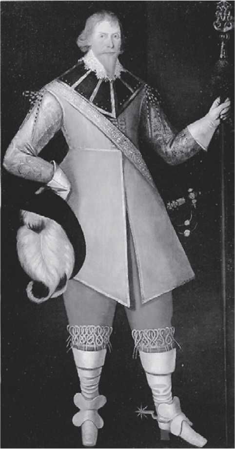 Портрет сэра Пэлхама Корбета из Шропшира работы Джжона Соуча. 1634 г. Частная коллекция. По каталогу П. Файнера 2001 г.