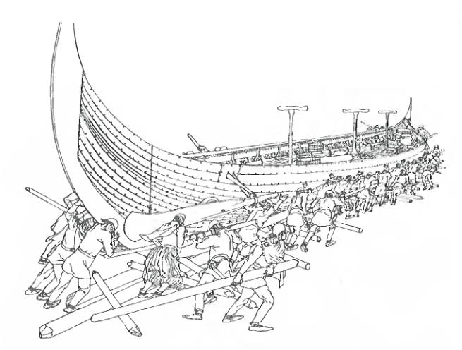 1.	Речные волоки и водные пути Восточной Европы открывали скандинавским кораблям доступ через славянские земли в страны Востока и Средиземноморья