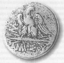 Рис. 10а. Монета типа «Зевс — орел на молнии». Амис. I в. до н.э.