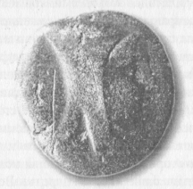 Рис. 14. Митридат Евпатор в образе Персея на монете Амиса. Конец II в. до н.э.