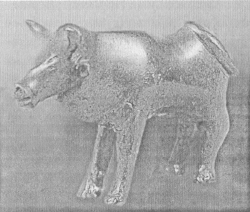 Рис. 60. Фигурка быка из Фаземонитиды