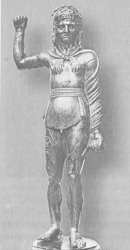 Рис. 101. «Митридат-Геракл». Бронзовая статуэтка. Британский музей