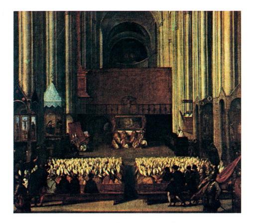 Тициан. Тридентский собор (1545-1563) (Лувр, Париж).