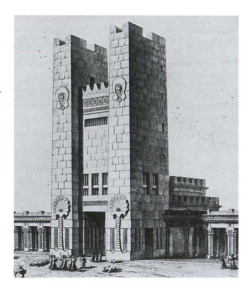 Реконструкция одного из трёх порталов Храма Соломона