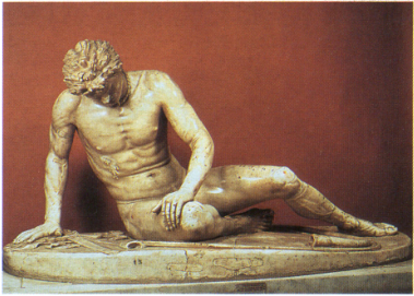 Копия статуи Умирающий галл в Капитолийском музее Рима. Английский историк В. Тарн утверждал, что автору, который ее изваял, «удалось понять кельтский дух лучше, чем писателям».